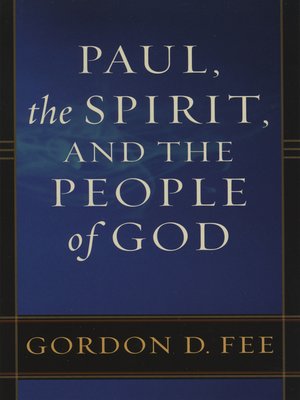 cover image of Paul, the Spirit, and the People of God